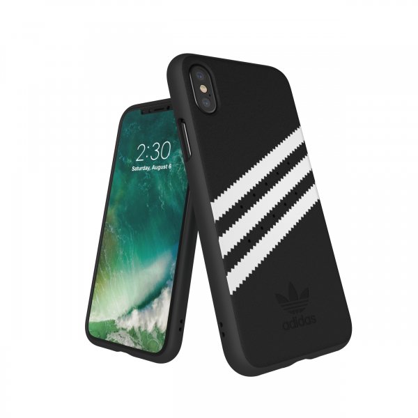 Adidas iPhone X/Xs Cover OR Moulded Case Suede FW18 Sort