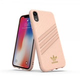 Adidas iPhone Xr Cover ELLER 3-Stripes Snap Case Snake FW18 Rosa