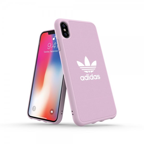 Adidas iPhone Xs Max Cover OR Moulded Case Canvas FW18 Clear Pink