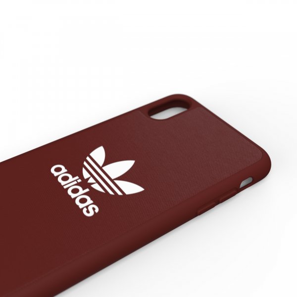 Adidas iPhone Xs Max Cover OR Støbt cover Canvas FW18 Maroon