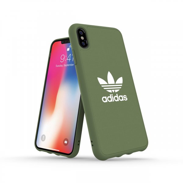 Adidas iPhone Xs Max Cover OR Moulded Case Canvas FW18 Trace Green