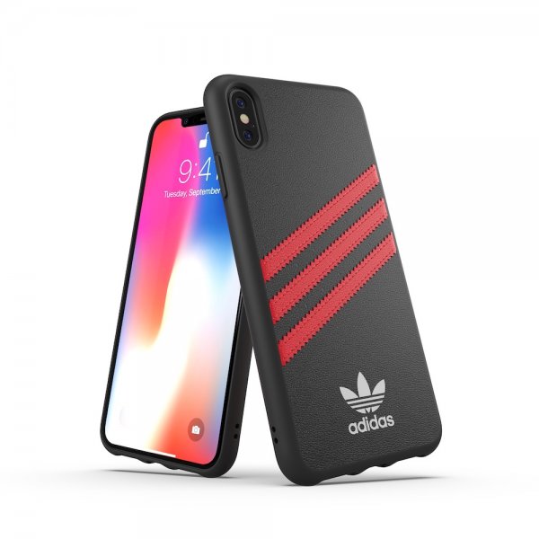 Adidas iPhone Xs Max Cover OR Moulded Case FW18 Rød Sort