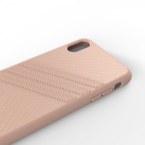Adidas iPhone Xs Max Cover OR Moulded Case Snake FW18 Rosa