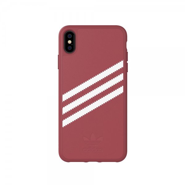 Adidas iPhone Xs Max Cover OR Moulded Case Suede FW18 Rosa