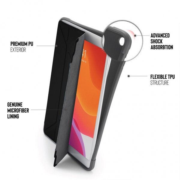 Pipetto iPad 10.2 (gen 7/8/9) Cover Origami Shield Marineblå