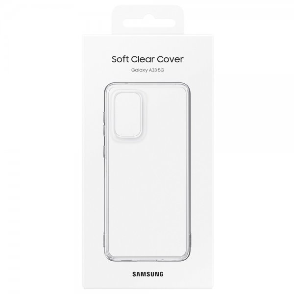 Samsung Original Galaxy A33 5G Cover Soft Clear Cover Transparent