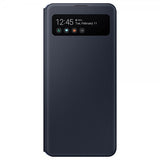Samsung Original Galaxy A41 Etui Smart S View Wallet Cover Sort
