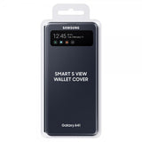 Samsung Original Galaxy A41 Etui Smart S View Wallet Cover Sort