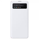 Samsung Original Galaxy A41 Cover Smart S View Wallet Cover Hvid