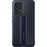 Samsung Original Galaxy A53 5G Cover Protective Standing Cover Transparent Navy