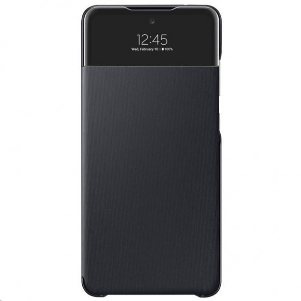 Samsung Original Galaxy A72 Etui Smart S View Wallet Cover Sort