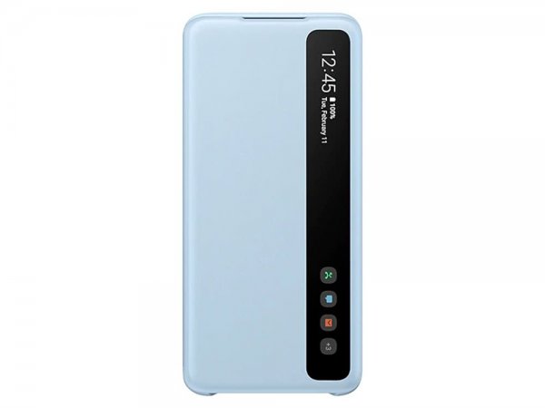 Samsung Original Galaxy S20 Plus Cover Smart Clear View Cover Blå