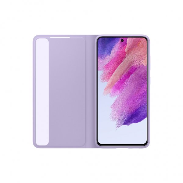 Samsung Original Galaxy S21 FE Etui Smart Clear View Cover Lavendel