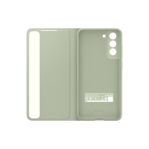 Samsung Original Galaxy S21 FE Cover Smart Clear View Cover Olivengrøn