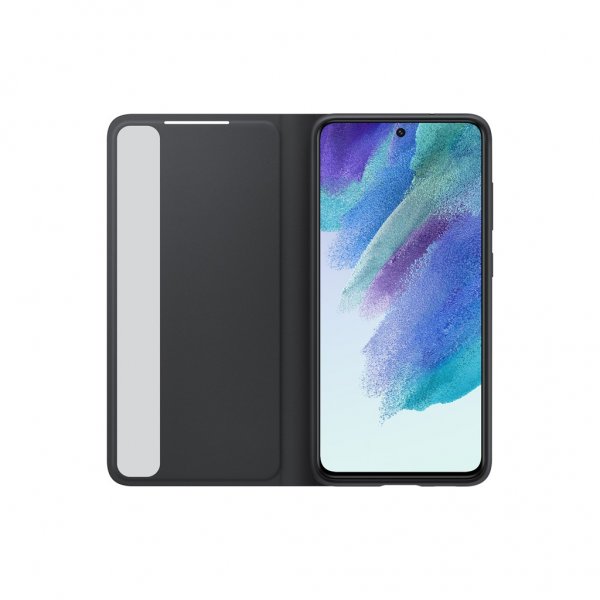 Samsung Original Galaxy S21 FE Etui Smart Clear View Cover Sort