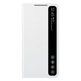 Samsung Original Galaxy S21 FE Cover Smart Clear View Cover Hvid