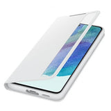 Samsung Original Galaxy S21 FE Cover Smart Clear View Cover Hvid