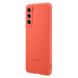 Samsung Original Galaxy S21 FE Skal Silicone Cover Coral