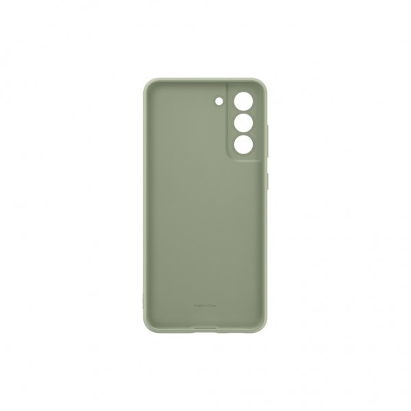 Samsung Original Galaxy S21 FE Cover Silikone Cover Oliven Grøn