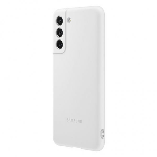 Samsung Original Galaxy S21 FE Cover Silikone Hvid
