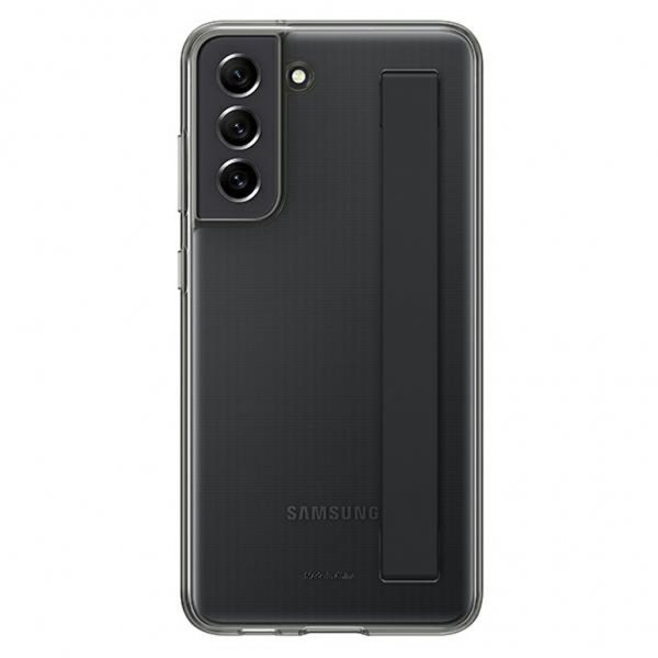 Samsung Original Galaxy S21 FE Cover Slim Strap Cover Sort