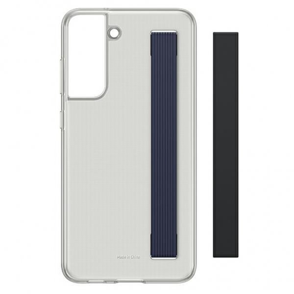 Samsung Original Galaxy S21 FE Cover Slim Strap Cover Sort
