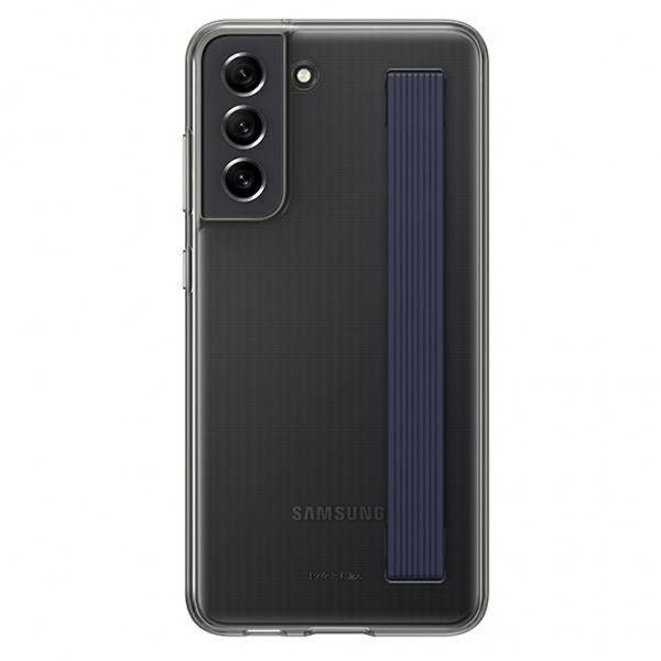 Samsung Original Galaxy S21 FE Cover Slim Strap Cover Sort