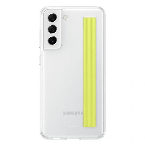 Samsung Original Galaxy S21 FE Cover Slim Strap Hvid