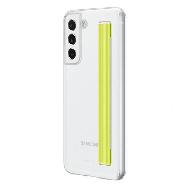Samsung Original Galaxy S21 FE Cover Slim Strap Hvid