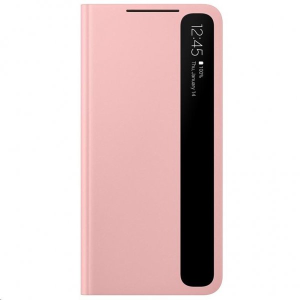 Samsung Original Galaxy S21 Cover Smart Clear View Cover Pink