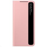 Samsung Original Galaxy S21 Plus Cover Smart Clear View Cover Rosa