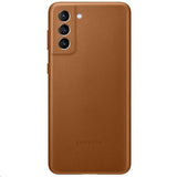 Samsung Original Galaxy S21 Plus Cover Læder Brun