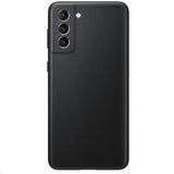 Samsung Original Galaxy S21 Plus Cover i Læder Sort