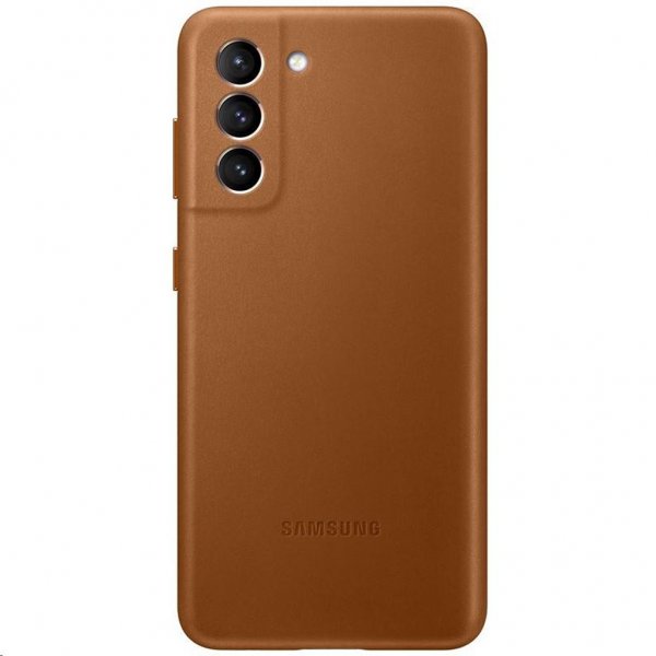 Samsung Original Galaxy S21 Cover i læder, Brun