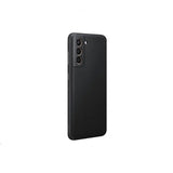 Samsung Original Galaxy S21 Cover i Læder Sort