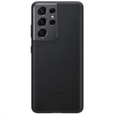 Samsung Original Galaxy S21 Ultra Cover i Læder Sort