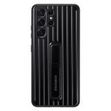 Samsung Original Galaxy S21 Ultra Cover Protective Standing Cover Sort