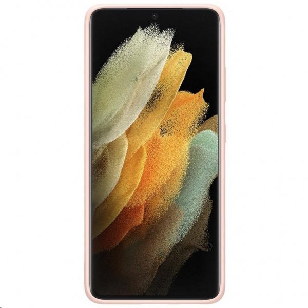 Samsung Original Galaxy S21 Ultra Cover Silikone Cover Rosa