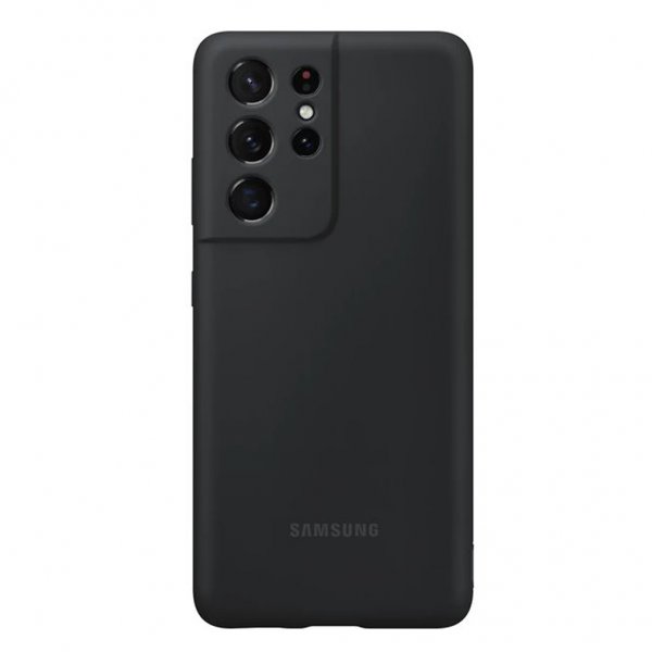 Samsung Original Galaxy S21 Ultra Cover Silikone Sort