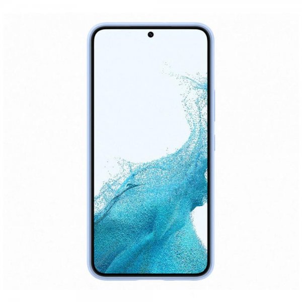 Samsung Original Galaxy S22 Plus Cover Silicone Cover Sky Blue