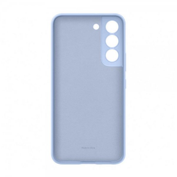 Samsung Original Galaxy S22 Plus Cover Silicone Cover Sky Blue