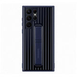 Samsung Original Galaxy S22 Ultra Cover Protective Standing Cover Navy