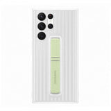Samsung Original Galaxy S22 Ultra Cover Protective Standing Cover Hvid