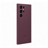 Samsung Original Galaxy S22 Ultra Cover Silikone Cover Burgundy
