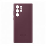 Samsung Original Galaxy S22 Ultra Cover Silikone Cover Burgundy