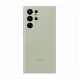 Samsung Original Galaxy S22 Ultra Cover Silikone Cover Oliven Grøn