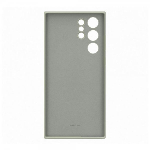 Samsung Original Galaxy S22 Ultra Cover Silikone Cover Oliven Grøn