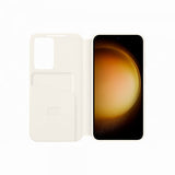 Samsung Original Galaxy S23 Plus Cover Smart View Wallet Case Cream