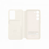 Samsung Original Galaxy S23 Plus Cover Smart View Wallet Case Cream