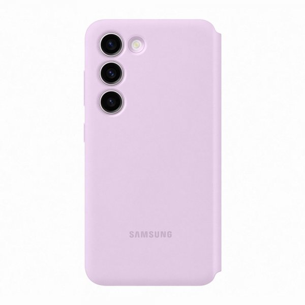 Samsung Original Galaxy S23 Plus Cover Smart View Wallet Case Lavender